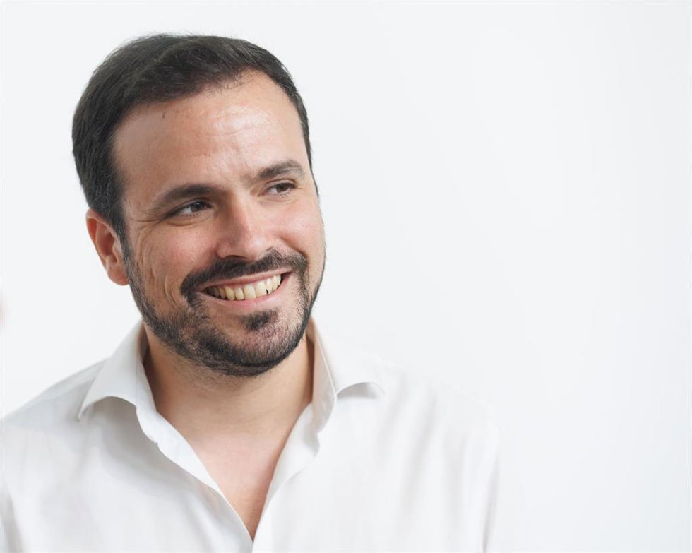 El ministro de Consumo, Alberto Garzón, participa en un acto de Sumar, en el espacio Ecooo, a 19 de julio de 2023, en Madrid (España).