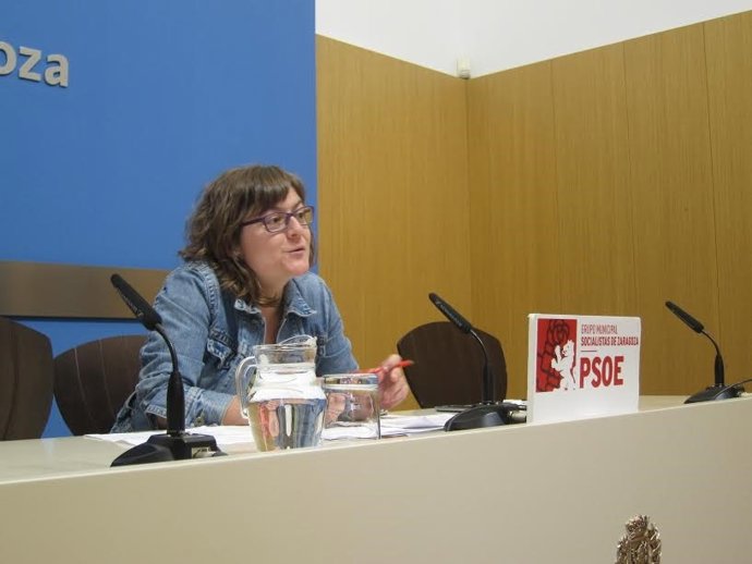 Archivo - La concejal del PSOE, Marta Aparicio.