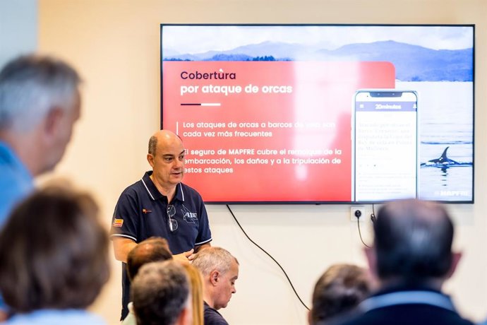 José Manuel Inchausti, CEO de MAPFRE, en un encuentro con los medios durante la Copa del Rey MAPFRE de vela