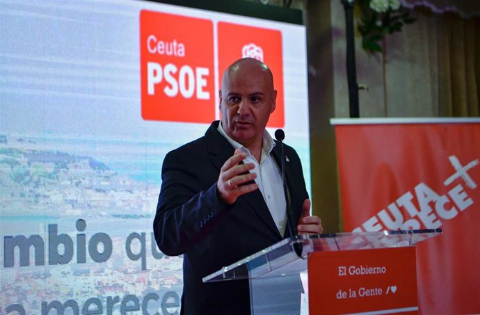 Archivo - El candidato del PSOE a la Presidencia de la Ciudad Autónoma de Ceuta, Juan Gutiérrez