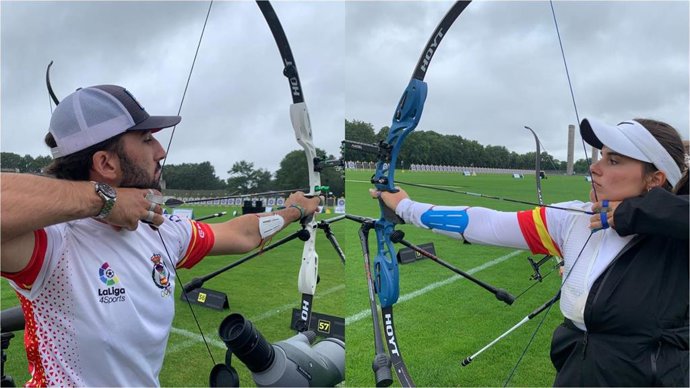 Elia Canales y Pablo Acha caen en octavos de final del Mundial de tiro con arco recurvo
