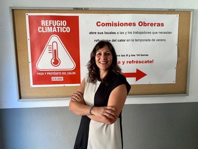 La secretaria de Mujer de CCOO, Silvia Cazalilla