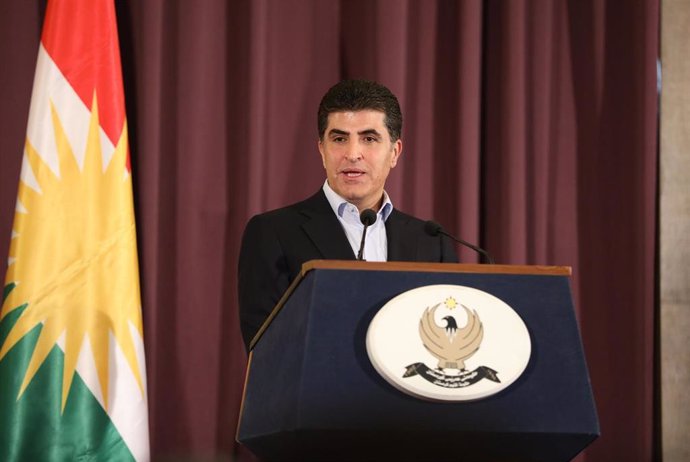 Archivo - El presidente del Kurdistán iraquí, Nechirvan Barzani 