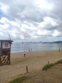 Cerradas al baño las playas de Cala Major, Can Pere Antoni, Ciutat Jardí y Cala Estancia por las lluvias