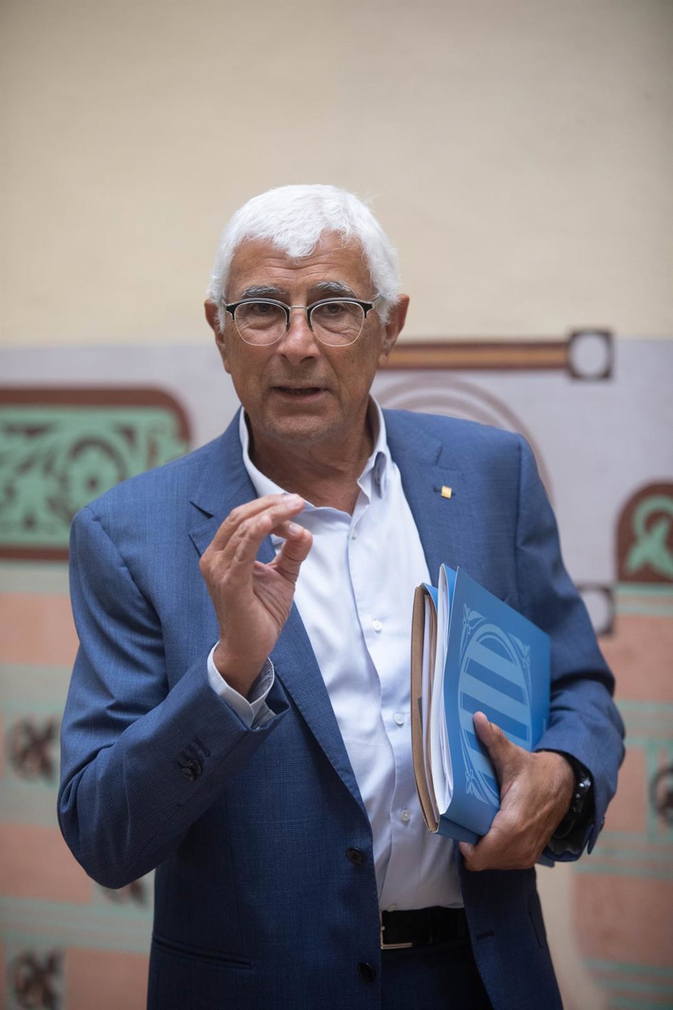 Archivo - El nuevo conseller de Salud, Manel Balcells durante el traspaso de cartera en el Departamento de Salud Generalidad, a 11 de octubre de 2022, en Barcelona, Catalunya (España). Los siete nuevos consellers nombrados por el presidente de la Genera