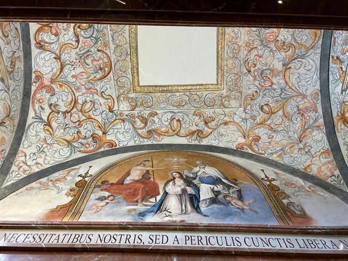 Frescos del camarín de la Virgen de las Angustias