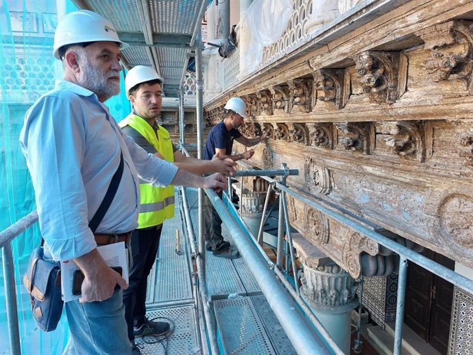 Obras de consolidación y rehabilitación del Instituto de Educación Secundaria (IES) Liceo Caracense, antiguo Palacio de Don Antonio de Mendoza.