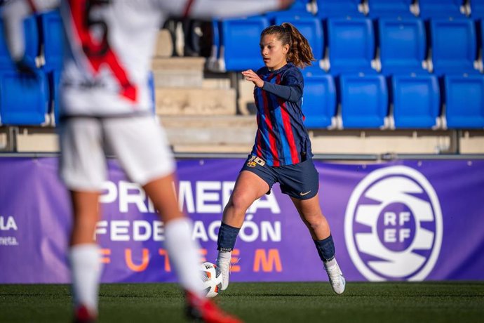 La jugadora española Esther Laborde en su etapa en el Bara Femení