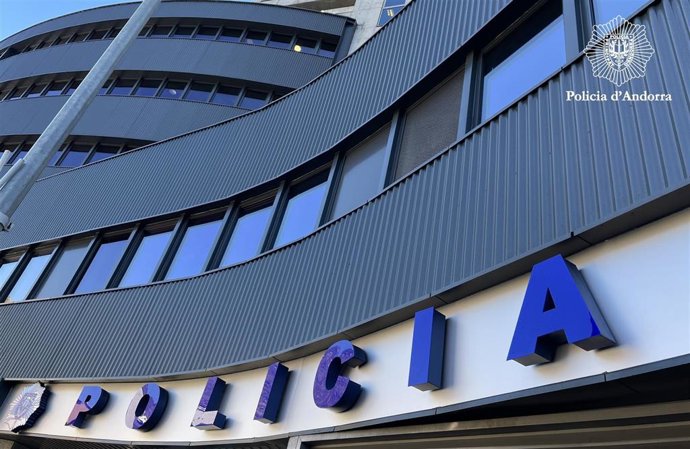 Vista exterior de l'edifici administratiu de la policia d'Andorra