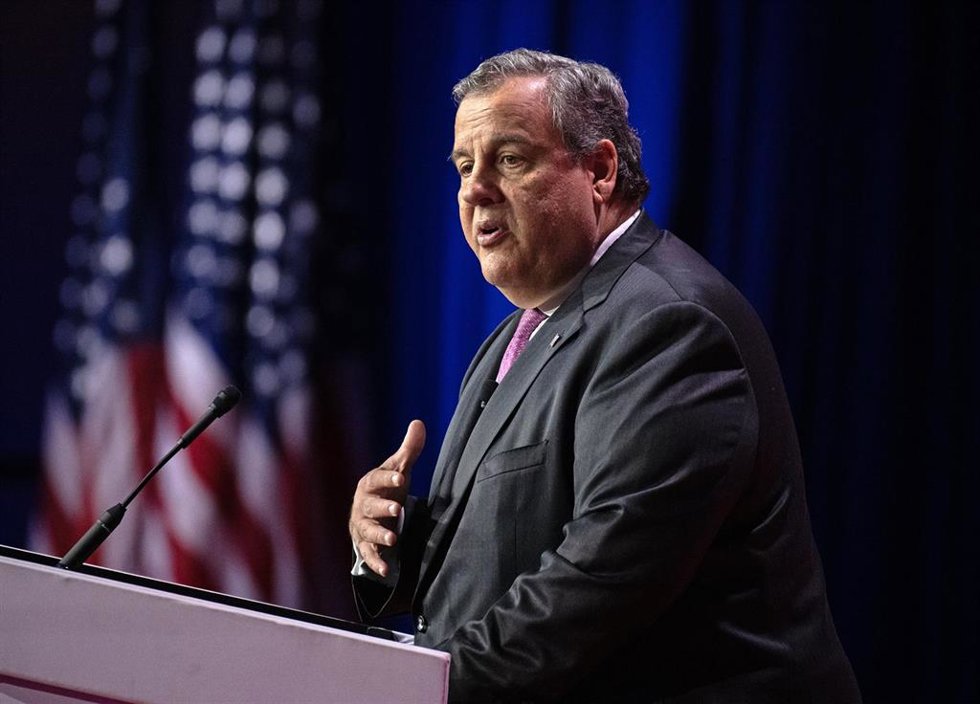 Archivo - El exgobernador de Nueva Jersey y candidato a las primarias del Partido Republicano de Estados Unidos, Chris Christie