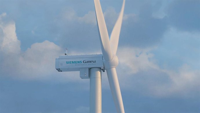 Archivo - Aerogenerador de Siemens Gamesa