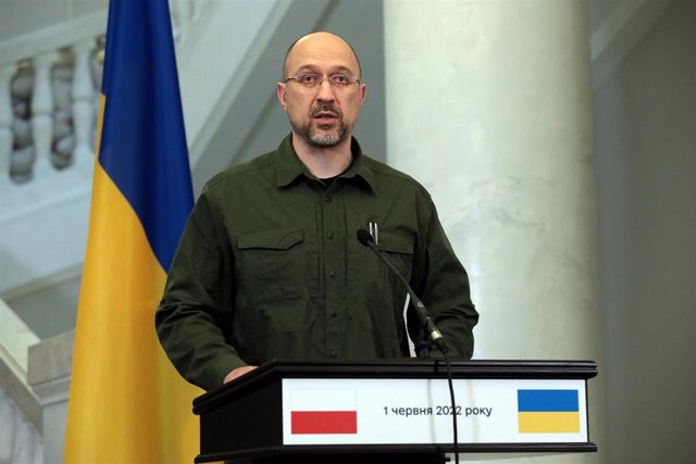 Archivo - El primer ministro ucraniano, Denis Shmigal