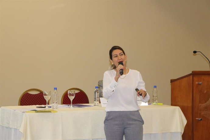 Archivo - La futura ministra de Trabajo, Empleo y Seguridad Social de Paraguay, Mónica Recalde