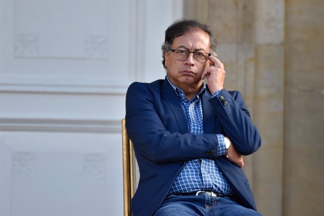 Archivo - 04 July 2023, Colombia, Bogota: Colombian President Gustavo Petro attends an event marking the National Day of Religious Freedom. Photo: -/LongVisual via ZUMA Press Wire/dpa