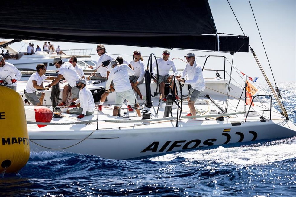El 'Aifos' del Rey Felipe VI durante la quinta jornada de la Copa del Rey MAPFRE de vela