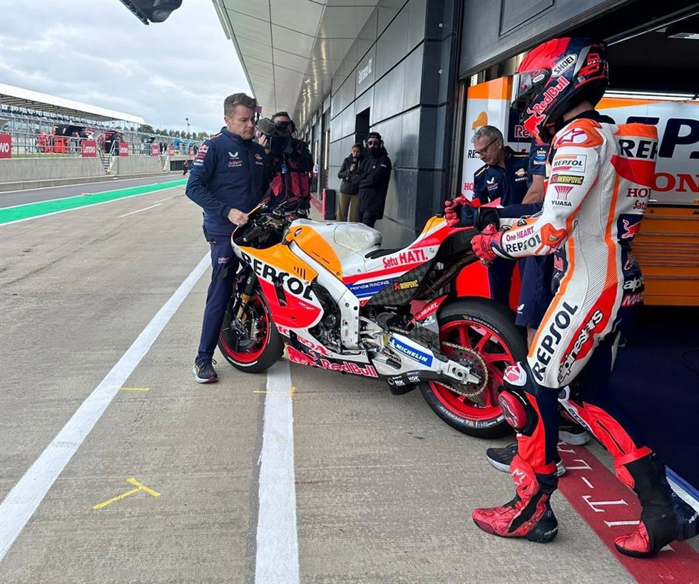El piloto español de MotoGP Marc Márquez