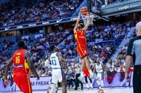 Santi Aldama: "Para ser un primer día está bastante bien, me va a costar dormir"