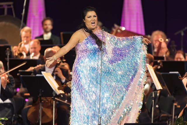 Archivo - La soprano rusa Anna Netrebko 
