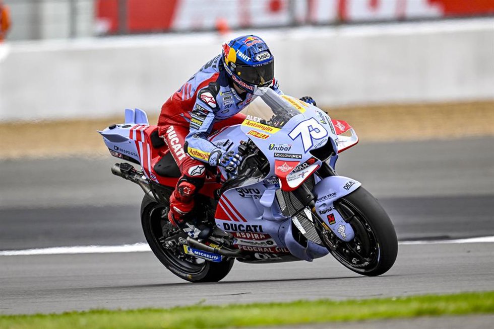 Álex Márquez, durante una carrera.