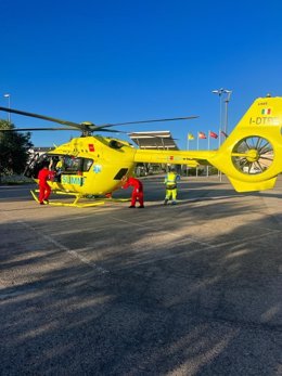 Helicóptero de emergencias de la Comunidad de Madrid.
