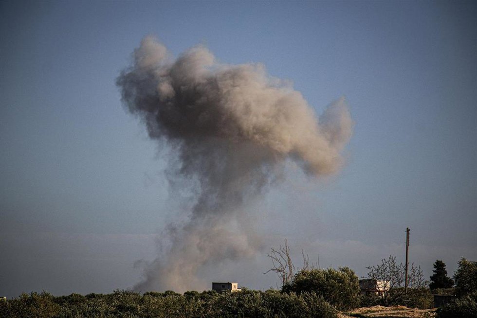 Archivo - Imagen de archivo de un ataque ruso en Idlib