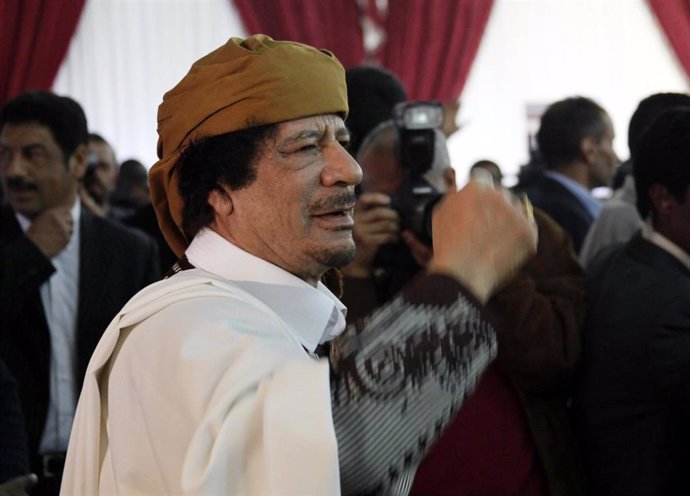 Archivo - Muamar Gadafi 