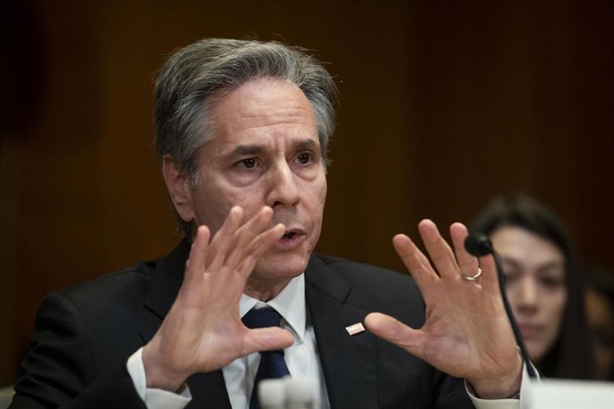 Archivo - El secretario del Departamento de Estado de Estados Unidos, Antony Blinken.