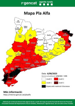 Mapa pla Alfa
