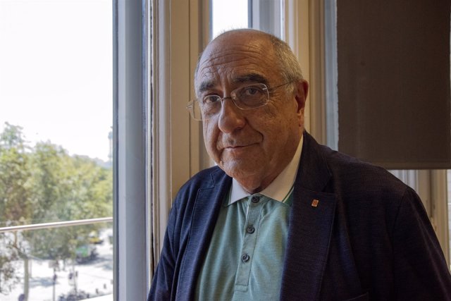 El conseller de Recerca i Universitats Joaquim Nadal, en una entrevista d'Europa Press