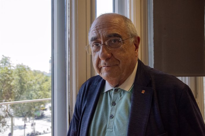 El conseller de Recerca i Universitats Joaquim Nadal, en una entrevista d'Europa Press