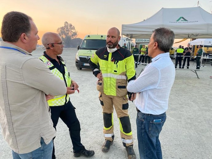 Diputación ofrece su ayuda a los municipios afectados por el incendio de Bonares