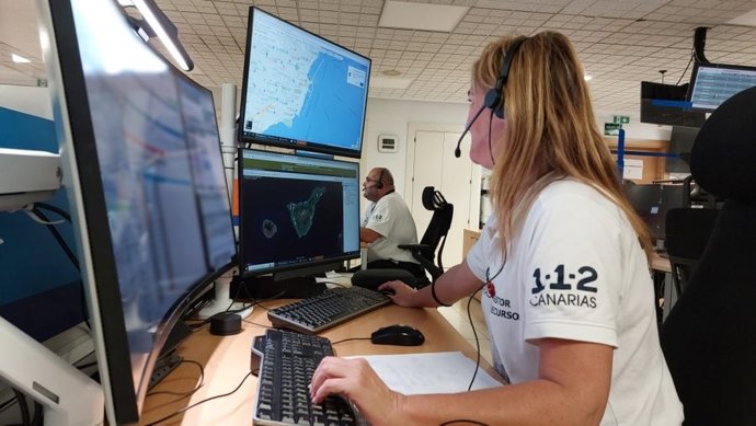 Sala operativa del Centro Coordinador de Emergencias y Seguridad (Cecoes) 1-1-2