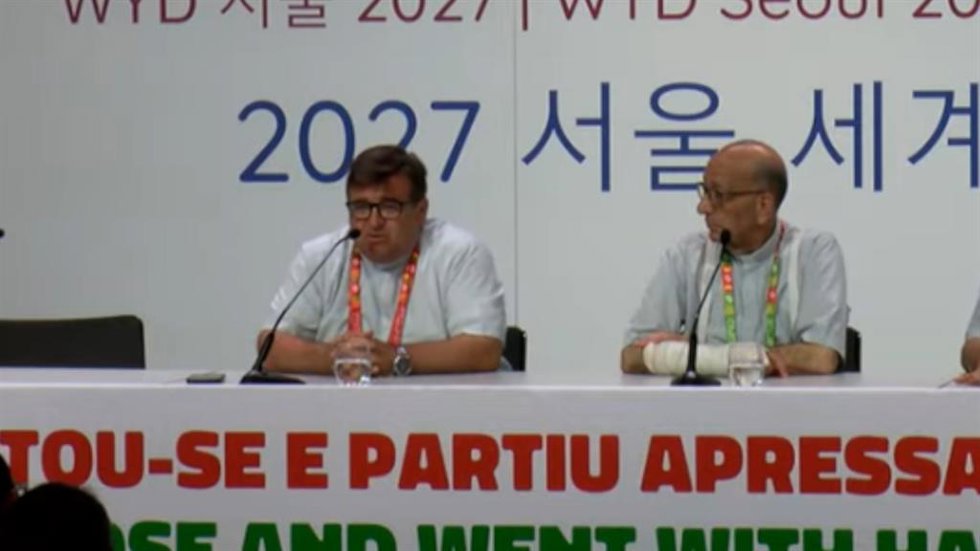 Los obispos, sobre el 'que te vote Txapote' en la JMJ: "Nada que ver con la JMJ"