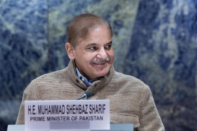 Archivo - El primer ministro de Pakistán,  Shehbaz Sharif