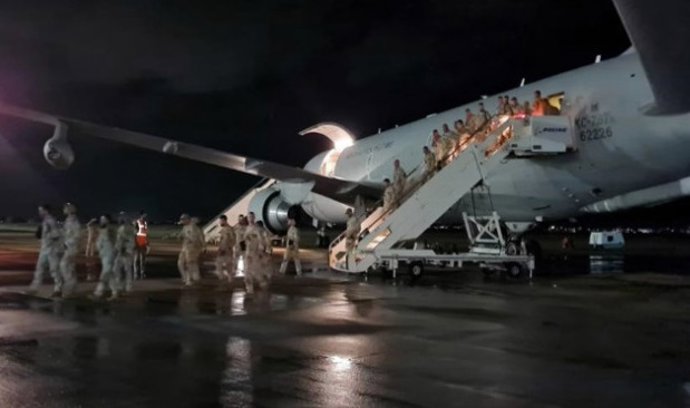 Retorno de militares italianos de Níger