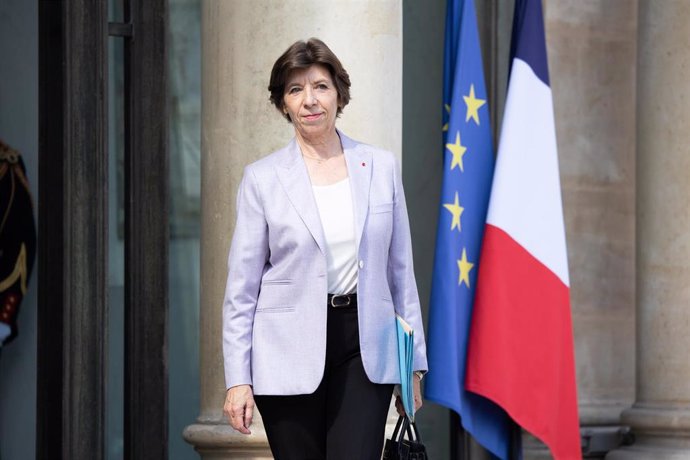 La ministra de Asuntos Exteriores de Francia, Catherine Colonna 