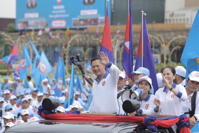 El recién designado como primer ministro de Camboya, Hun Manet  