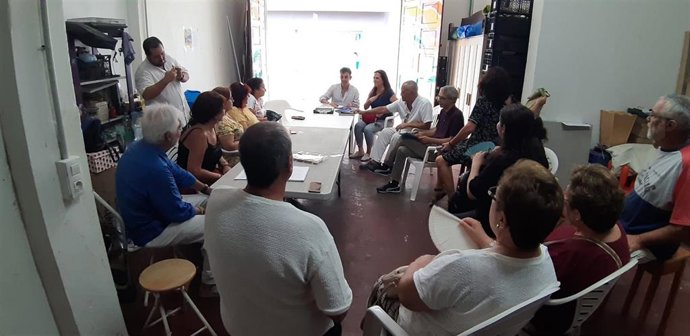 Reunión de los vecinos de Guanarteme Se Mueve, de Las Palmas de Gran Canaria