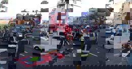 Bomberos de Tenerife intervienen en un accidente d