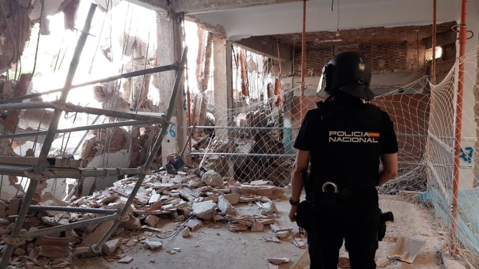 Edificio en el que falleció el trabajador