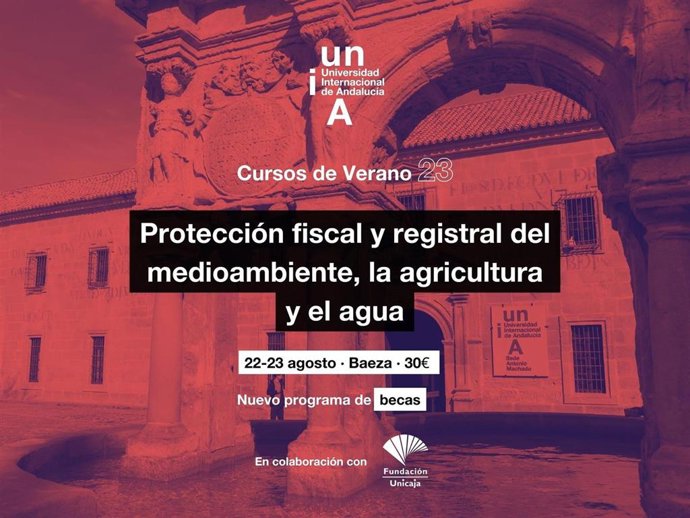 Curso 'Protección fiscal y registral del medioambiente, agricultura y agua' de la UNIA en la sede de Baeza.