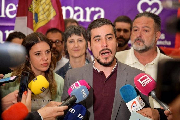 Archivo - El candidato de Unidas Podemos a la Junta, José Luis García Gascón.
