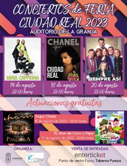 Conciertos de la Feria de Ciudad Real