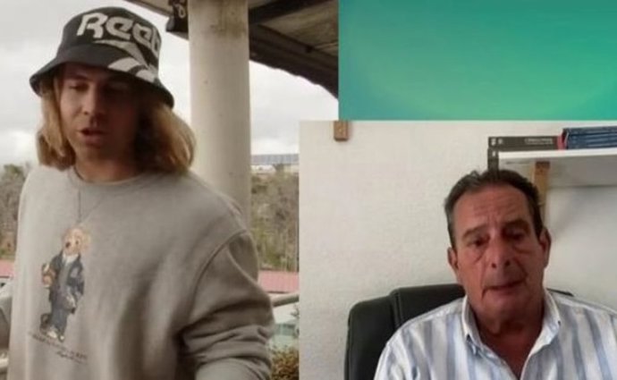 Daniel Sancho y su abogado, Luis Gereze