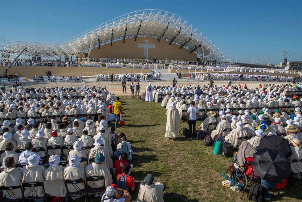 Misa con motivo de la JMJ en Lisboa