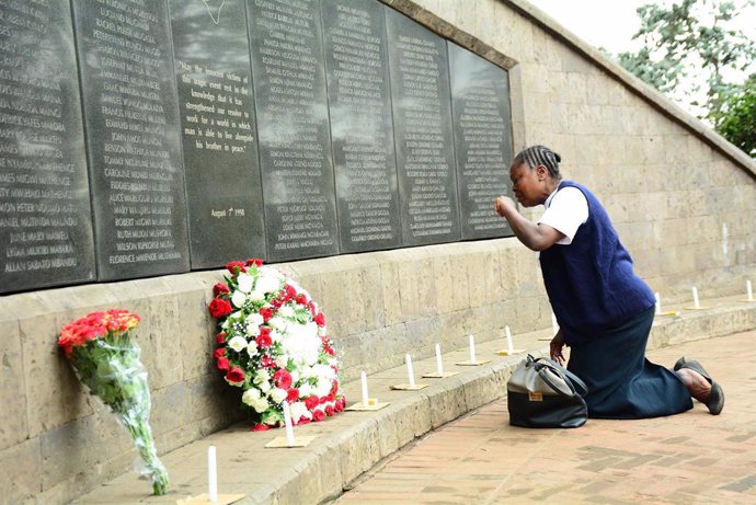 Archivo - Memorial en un parque de Nairobi, en Kenia