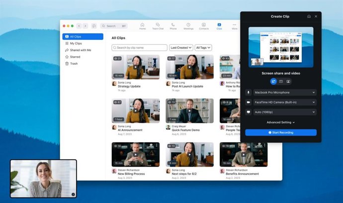 Nueva herramienta Zoom Clips