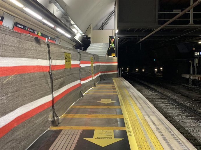 Imagen de uno de los accesos cerrados.