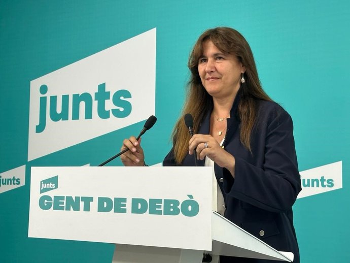 Archivo - Arxiu - La presidenta de Junts, Laura Borrs