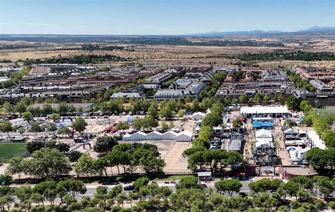 Archivo - Imagen aérea de la edición 2022 de Festibike.